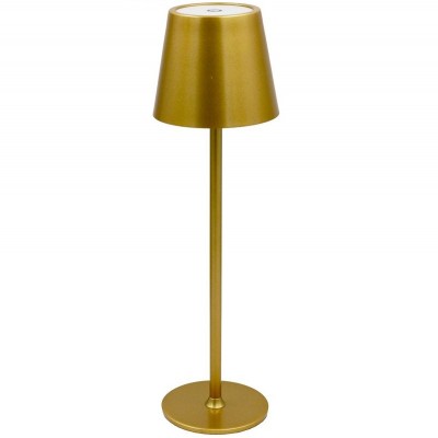 Επαναφορτιζόμενο Πορτατίφ LED 3W CCT Dimmable Μεταλλικό Χρυσαφί 5-069